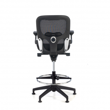 office stool black office stool mesh fixed armrests 7