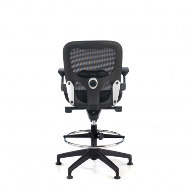 office stool black office stool mesh fixed armrests 8