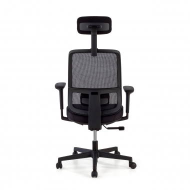 office chair black black frame headrest mesh 1d adjustable armrests lumbar support headrest 7