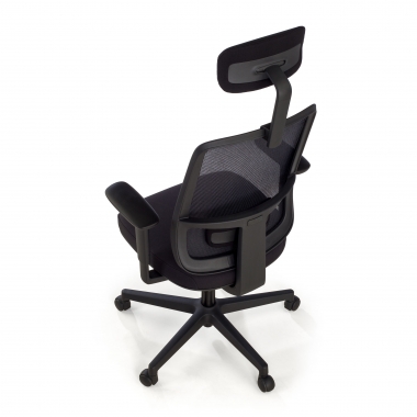 office chair black black frame headrest mesh 1d adjustable armrests lumbar support headrest 8