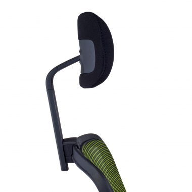 office chair green black frame headrest mesh 1d adjustable armrests lumbar support headrest 10