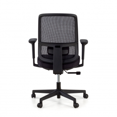 office chair black black frame mesh 1d adjustable armrests lumbar support 7
