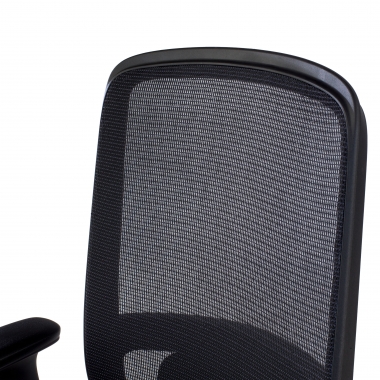 office chair black black frame mesh 1d adjustable armrests lumbar support 9