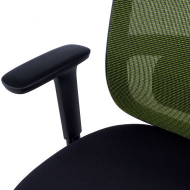 office chair green black frame mesh 1d adjustable armrests lumbar support 10
