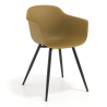 Visitor chair Alice, 4 legs, wraparound design