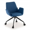 Glamm Swivel Chair, structure with wheels