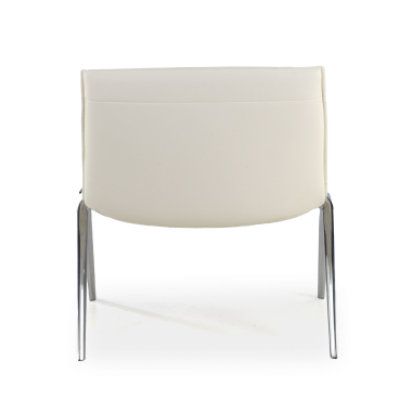 waiting room chair white paisley synthetic leather no armrests 6