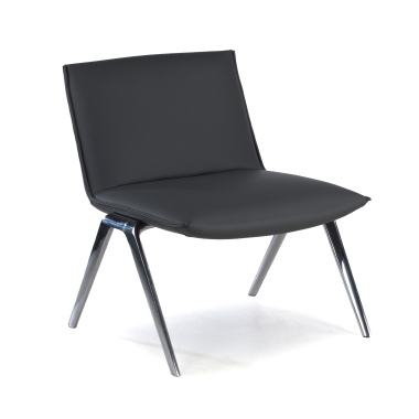 waiting room chair gray paisley synthetic leather no armrests 1