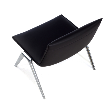 waiting room chair black paisley synthetic leather no armrests 7