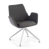 Glamm meeting chair, thick padding, swivel base
