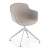 Laure Visitor Chair, Legs, Metal frame, Upholstered
