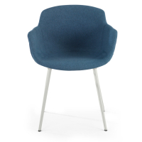 Laure Visitor Chair, Legs, Metal frame, Upholstered