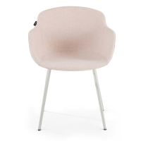 Laure Visitor Chair, Legs, Metal frame, Upholstered