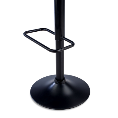 kitchen stool black stool metal legs synthetic leather no armrests 8