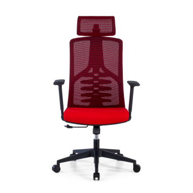 ergonomic chair red quick mesh 3d adjustable armrests lumbar support headrest 3