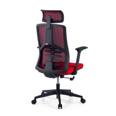 ergonomic chair red quick mesh 3d adjustable armrests lumbar support headrest 6