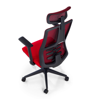 ergonomic chair red quick mesh 3d adjustable armrests lumbar support headrest 8