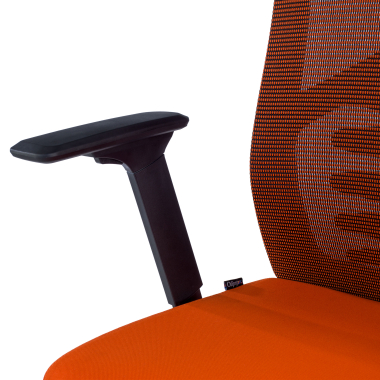 ergonomic chair orange quick mesh 3d adjustable armrests lumbar support headrest 9