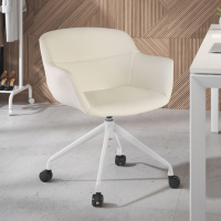 Ores Swivel Chair, with wheels, Modern Design, Faux leather