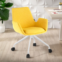 Glamm Swivel Chair, structure with wheels