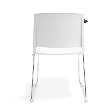 chair with writing tablet white with writing tablet fabric no armrests 4