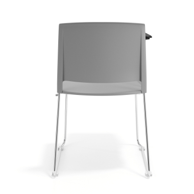 chair with writing tablet gray with writing tablet fabric no armrests 4
