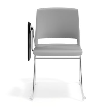 chair with writing tablet gray with writing tablet fabric no armrests 6