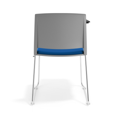 chair with writing tablet blue with writing tablet upholstered fabric no armrests 4