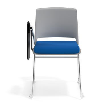 chair with writing tablet blue with writing tablet upholstered fabric no armrests 6