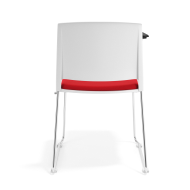 chair with writing tablet red with writing tablet upholstered fabric no armrests 4