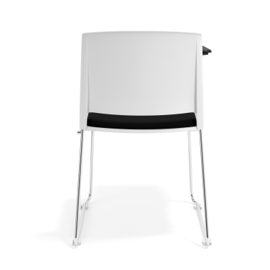 chair with writing tablet black with writing tablet upholstered fabric no armrests 4