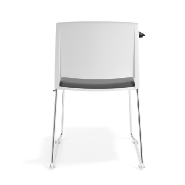 chair with writing tablet gray with writing tablet upholstered fabric no armrests 4