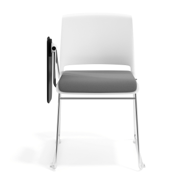 chair with writing tablet gray with writing tablet upholstered fabric no armrests 6