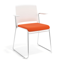 Upholstered visitor chair...