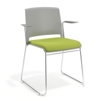 Upholstered visitor chair...
