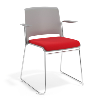 Upholstered visitor chair...
