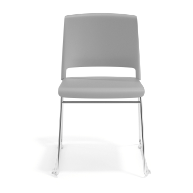 visitor chair gray without arms fabric no armrests 6