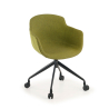 Laure Meeting Chair, Wooden Legs, High Quality, Upholstered