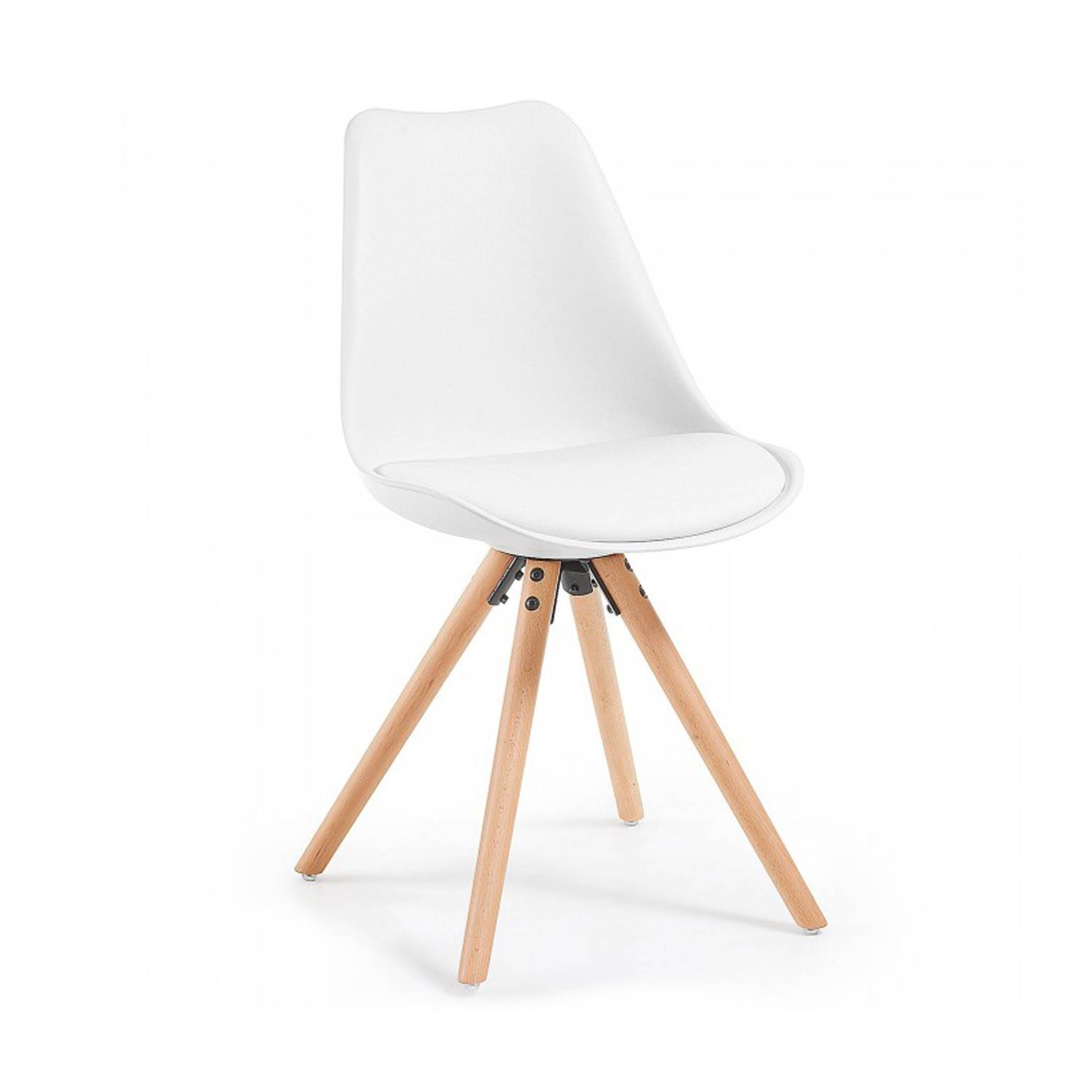 Nordic chair Norway, Scandinavian design, wooden legs
