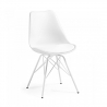 Nordic chair Norway, Scandinavian design, wooden legs