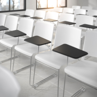 Hest school chair with writing tablet