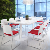 Upholstered visitor chair...