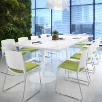 Upholstered visitor chair...