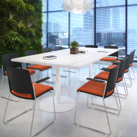 Upholstered visitor chair...