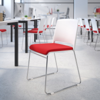 Upholstered conference chair Hest