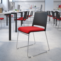 Upholstered conference chair Hest