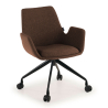 Glamm Swivel Chair, structure with wheels