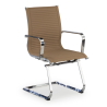 Brenton office guest chair, steel frame, sled base