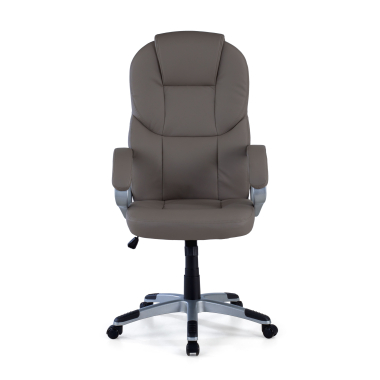 office chair gray kiel synthetic leather upholstered armrests 3