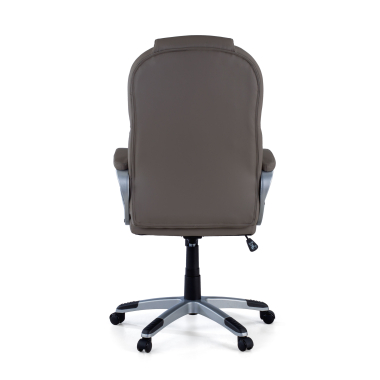 office chair gray kiel synthetic leather upholstered armrests 6